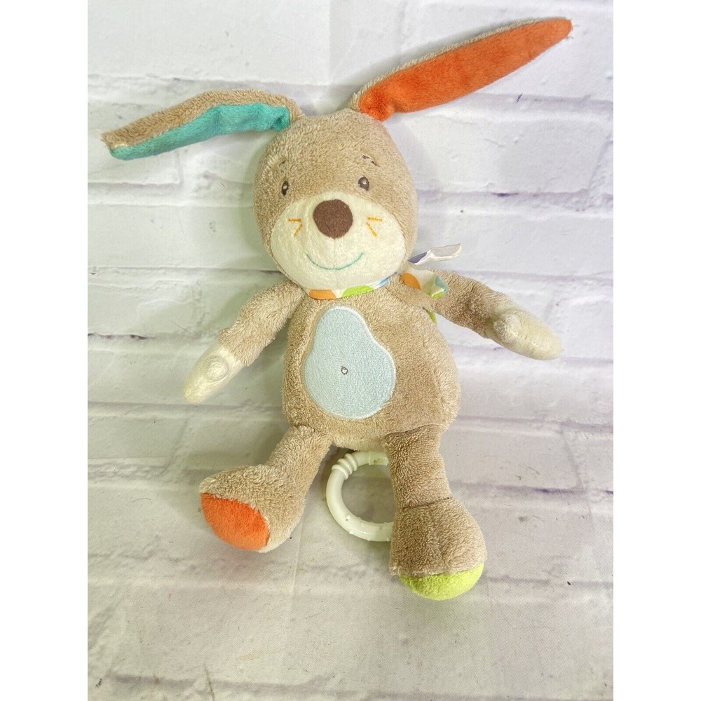 Topomini Bunny Rabbit Musical Baby Plush Stuffed Animal Pull String Toy